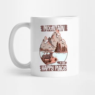 Mountain is my happy place Mug